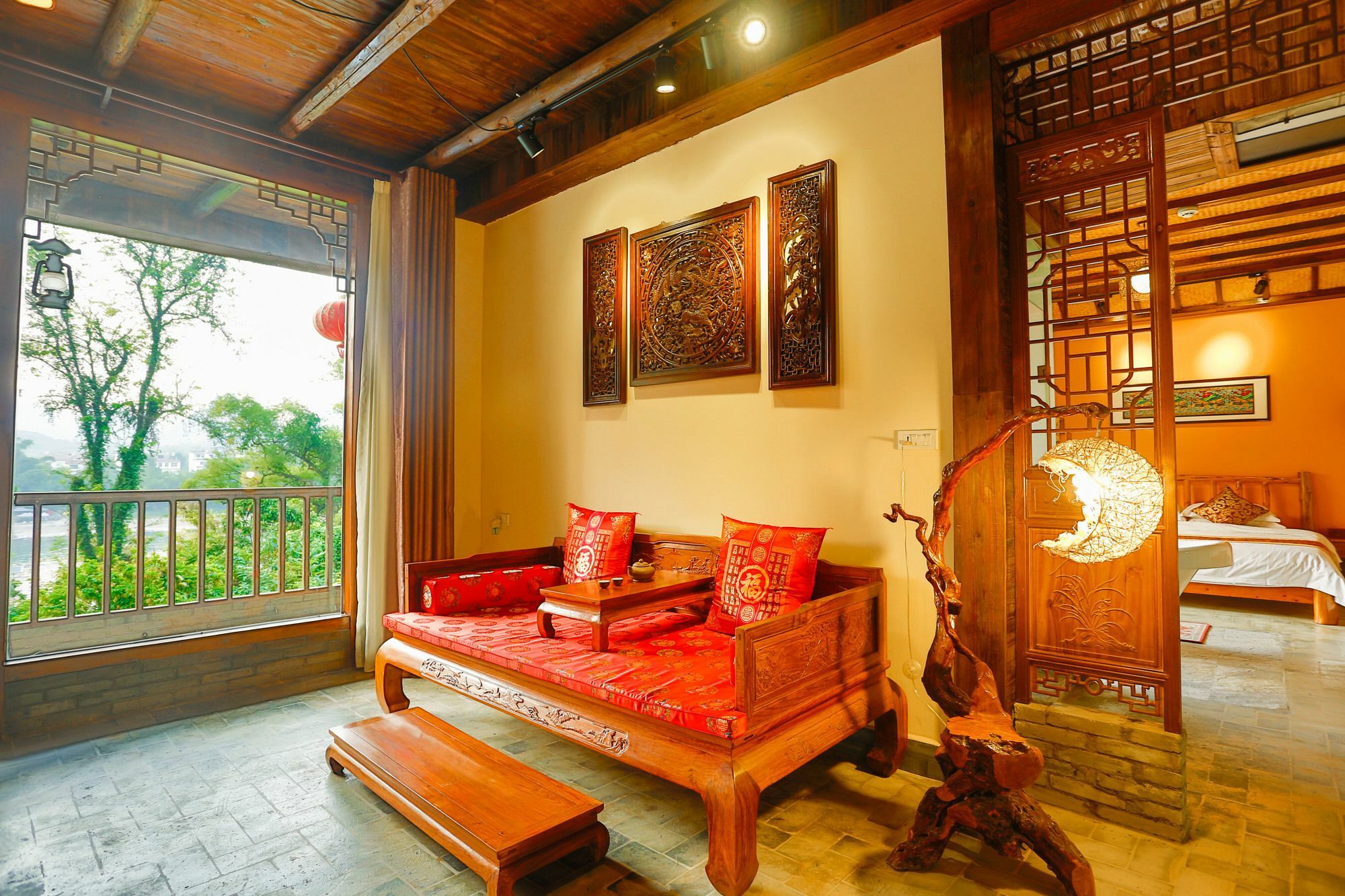 Yangshuo River Lodge Hotel Bagian luar foto